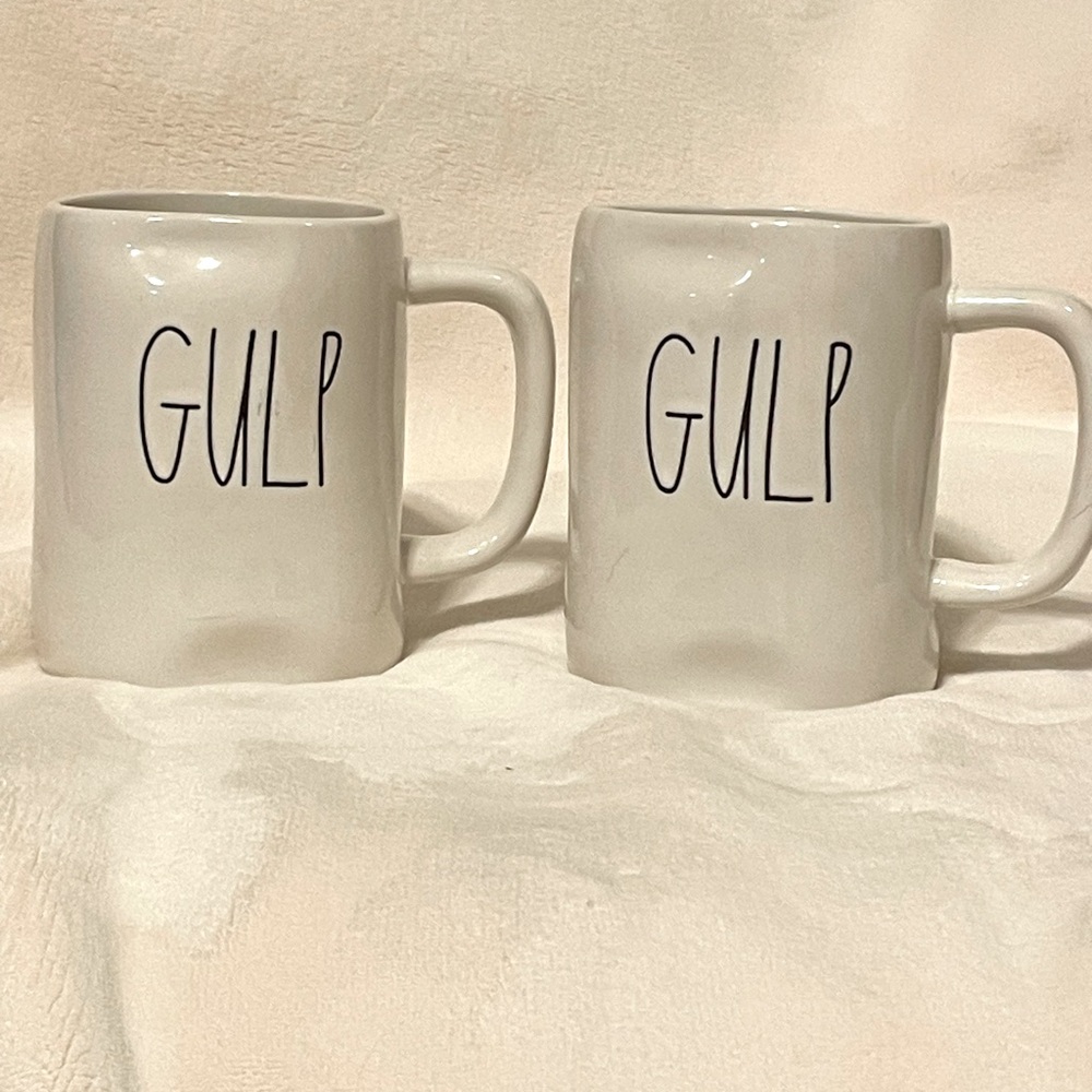 Rae Dunn Gulp Coffee Mug Set of 2